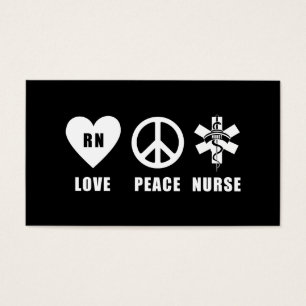 Cartes De Visite Love Peace RN
