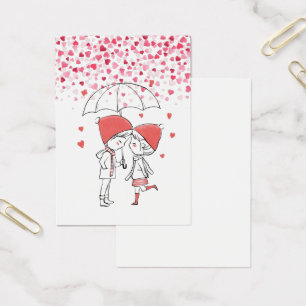 Cartes De Visite Love Rain