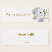 Lovely Ghost Halloween Baby shower Déchets Raffle
