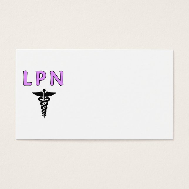 Cartes De Visite LPN Médicale (Devant)