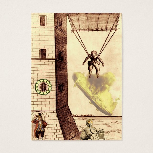 Cartes De Visite Lucky Escape ~ Artist Trading Card. (Devant)