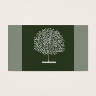 Cartes De Visite lueur d'arbre