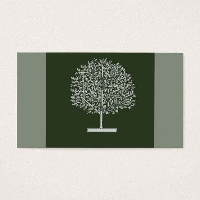 Cartes De Visite lueur de l'arbre (Devant)
