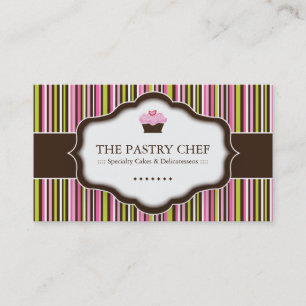 Cartes de visite lunatiques de boulangerie