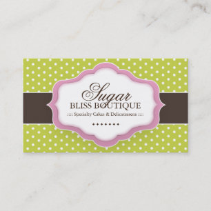 Cartes de visite lunatiques de boulangerie