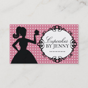 Cartes de visite lunatiques de silhouette de petit
