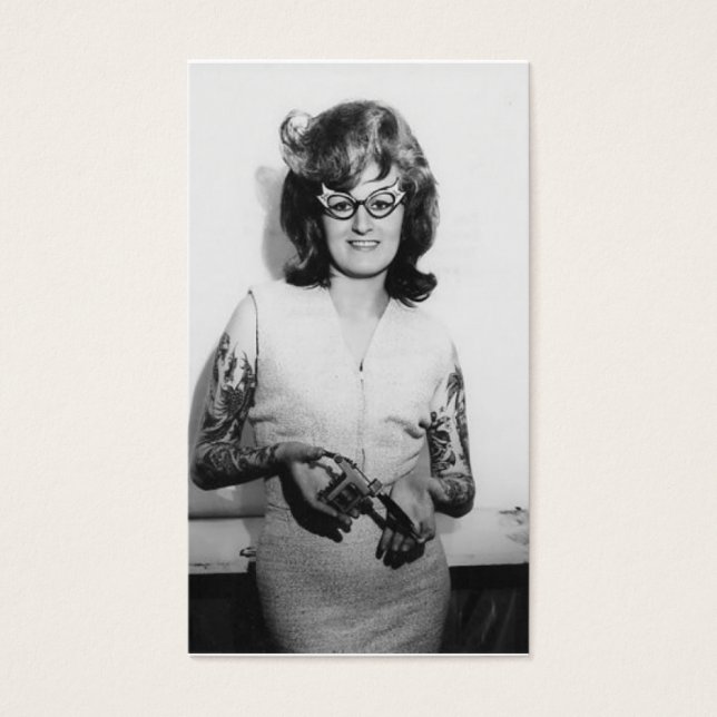 Cartes De Visite Lunettes de tatouage poussette (Devant)