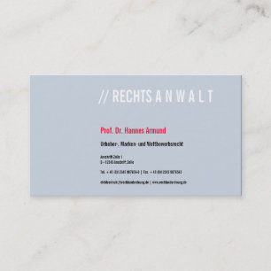 Cartes de visite Luxe Frais