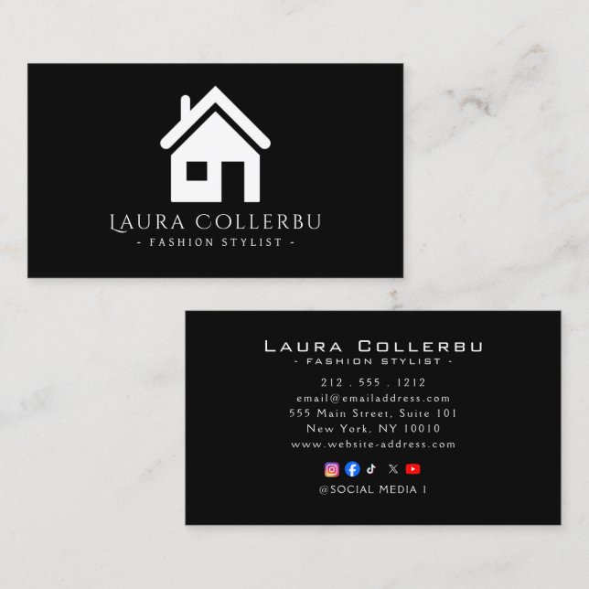 Cartes de Visite Luxe Haut de Gamme (Devant / Derrière)