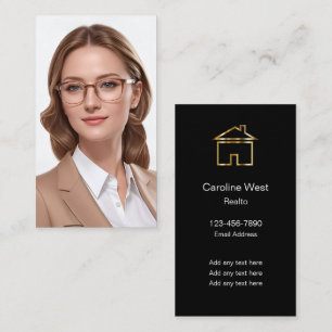 Cartes de visite Luxe Soie Style Portrait