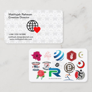 Cartes de Visite Luxueuses   Minimalistes   Fabric