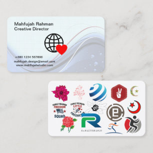 Cartes de Visite Luxueuses   Minimalistes   Fabric