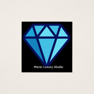Cartes De Visite Luxury Gold Diamond Logo Business Card Elegant