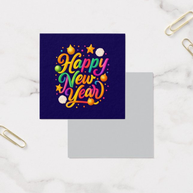 Cartes De Visite Luxury New Year (Bureau)