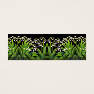 Cartes De Visite Lys du Signet des fleurs de la Vallée