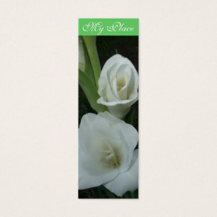 Cartes De Visite Ma marque-page de Gladiola d'endroit