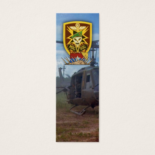 Cartes De Visite MAC V SOG Vietnam War Patch bookmarkers (Devant)