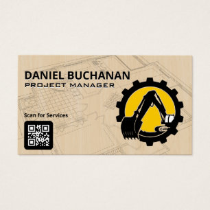 Cartes De Visite Machinerie lourde   Architecture   Ingénieur