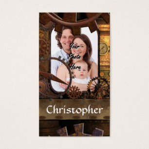 Cartes De Visite Machines personnalisées de steampunk