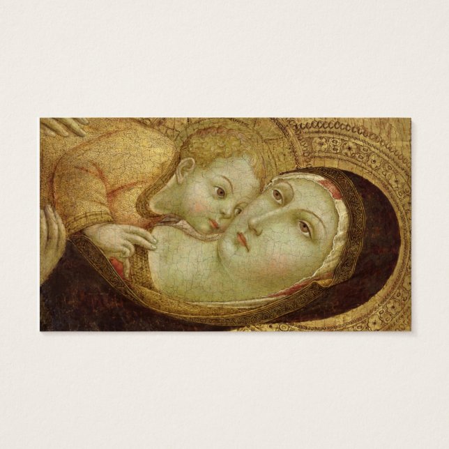 Cartes De Visite Madonna et l'enfant (Dos)