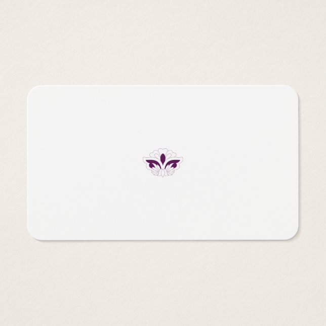 Cartes De Visite Magenta rouge décoratif (Devant)