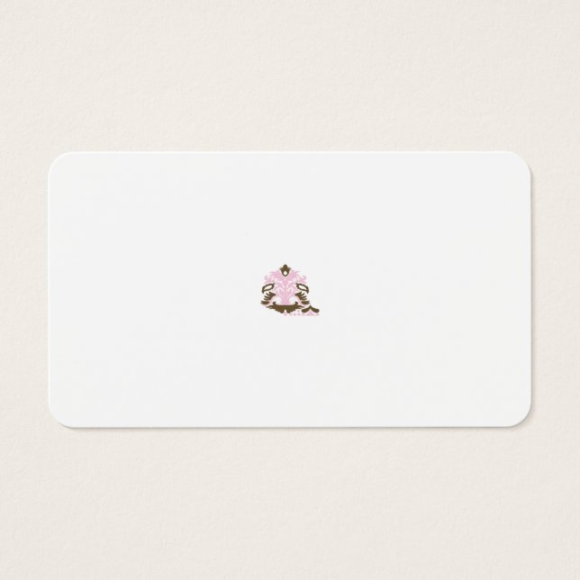 Cartes De Visite Magenta-Rouge, orange jaunâtre (Devant)