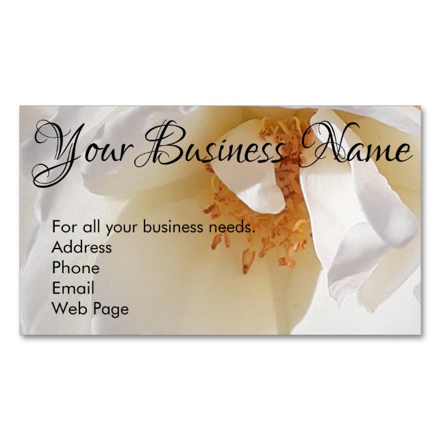 Cartes de visite magnétiques - Auto-promotion (devant)