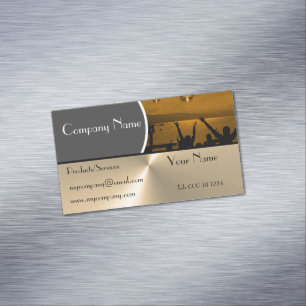 Cartes de visite magnétiques personnalisés avec ph