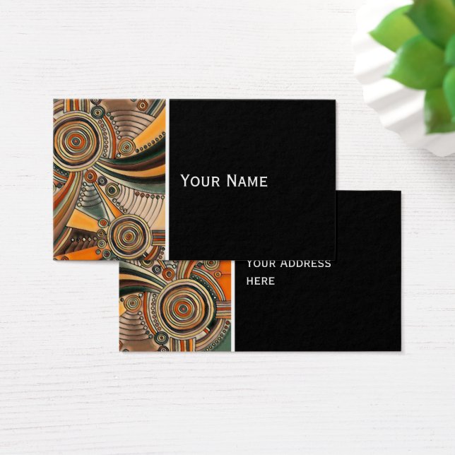 Cartes De Visite Main Tirée Par EDDArt - Thoughts 1 (Bureau)