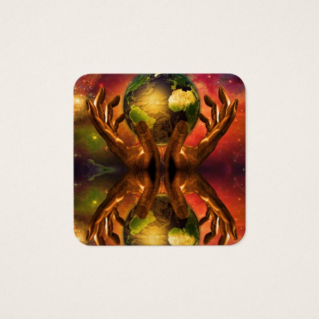 Cartes De Visite Mains du créateur (Devant)