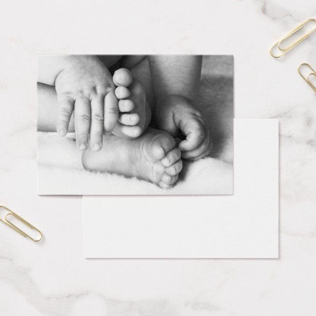 Cartes De Visite Mains et pieds bébé (Bureau)