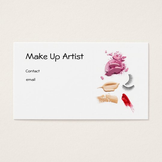 Cartes De Visite Make Up Artist