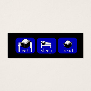 Cartes De Visite mangez le sommeil lisent le signet du Booklover