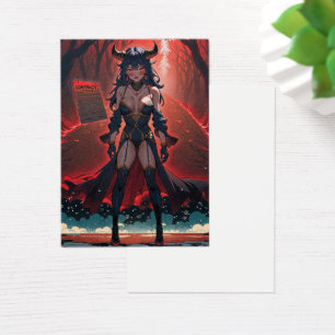 Cartes De Visite Manifestation avec contact à Crossroads, Anime Dem