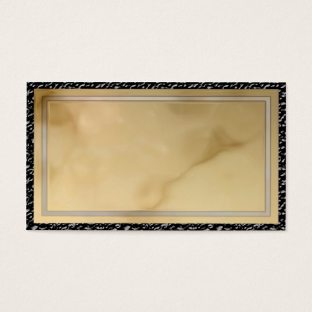 Cartes De Visite marbre brun (Devant)