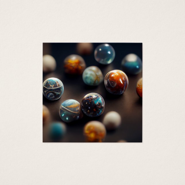 Cartes De Visite marbre galaxie (Devant)