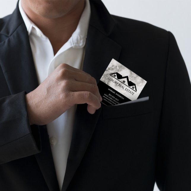 Cartes De Visite Marbre sur le toit de l'immeuble (Créateur téléchargé)