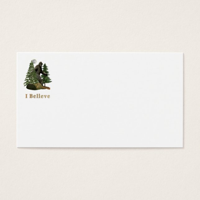 Cartes De Visite Marchandises Bigfoot (Devant)
