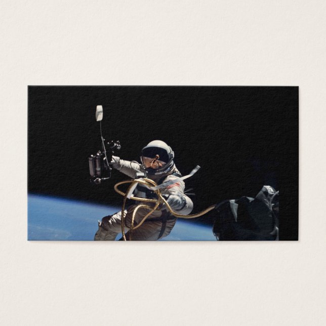 Cartes De Visite Marche spatiale des astronautes (Devant)