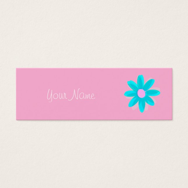 Cartes De Visite marguerite pastel (Devant)