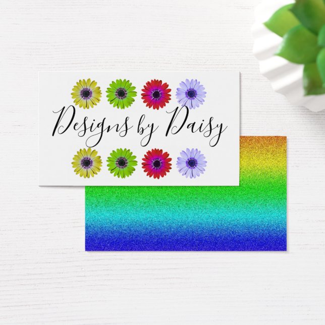 Cartes De Visite Marguerites (Bureau)