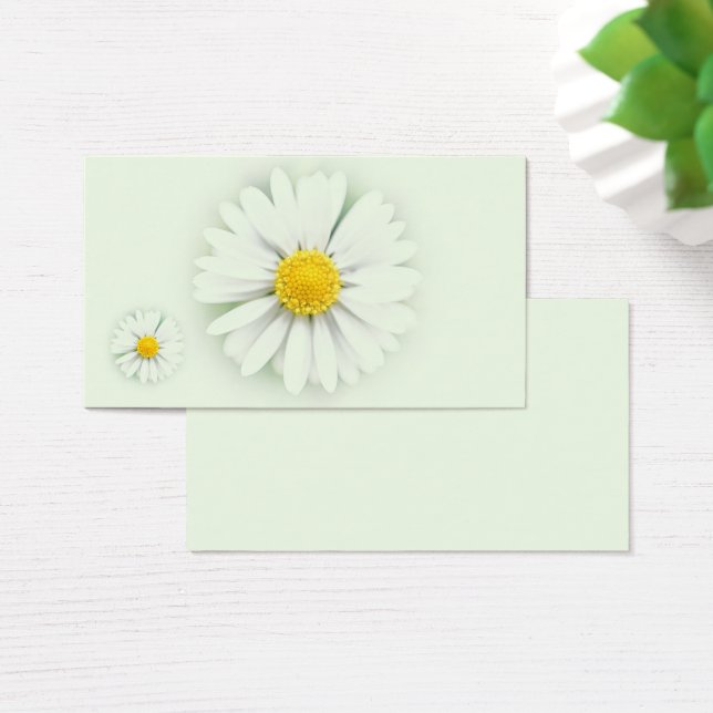 Cartes De Visite Marguerites (Bureau)