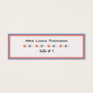 Cartes De Visite Mariage de printemps (carte de placement)
