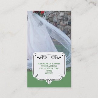 Cartes de visite mariages {Green}