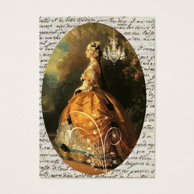 Cartes De Visite Marie Antoinette ACEO (Devant)