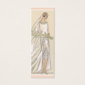 Cartes De Visite Mariée Art déco