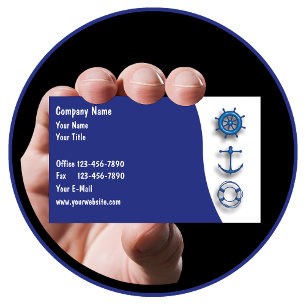 Cartes de visite marines