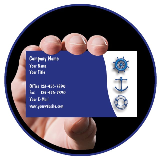 Cartes de visite marines (Créateur téléchargé)
