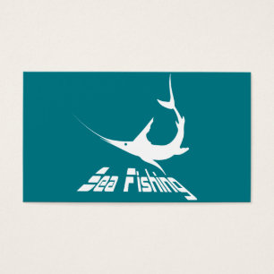 Cartes De Visite Marlin bleu