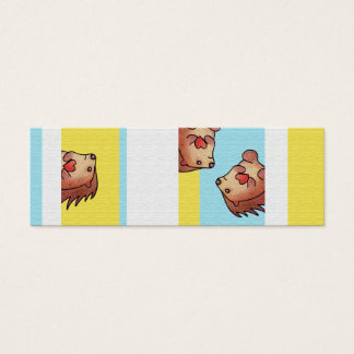 Cartes De Visite Marque de livre de hérisson personnalisée